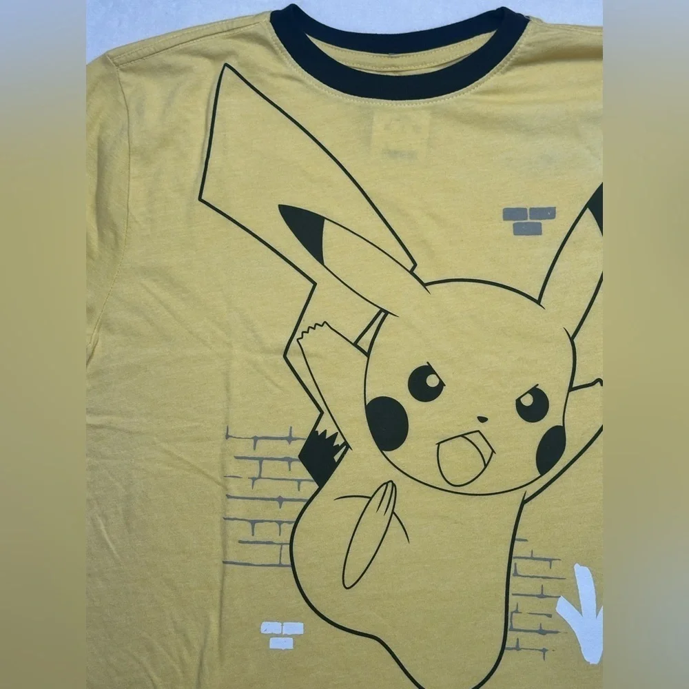 Yellow Pikachu Kids T-Shirt